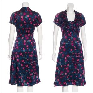 Marc Jacobs silk midi floral dress - EUC - 0